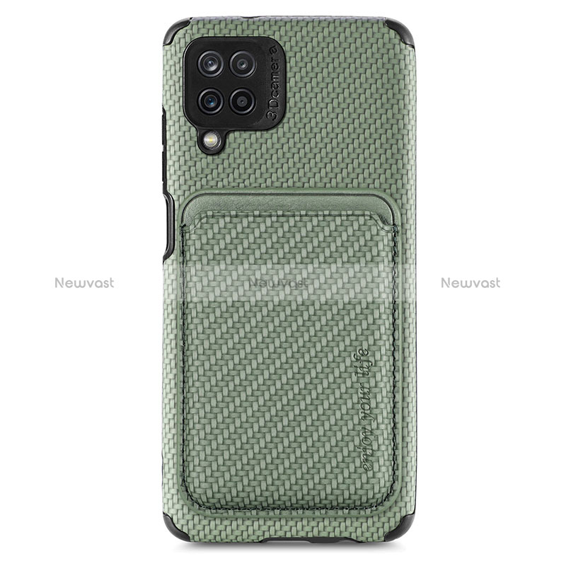 Ultra-thin Silicone Gel Soft Case Cover with Magnetic S02D for Samsung Galaxy M12