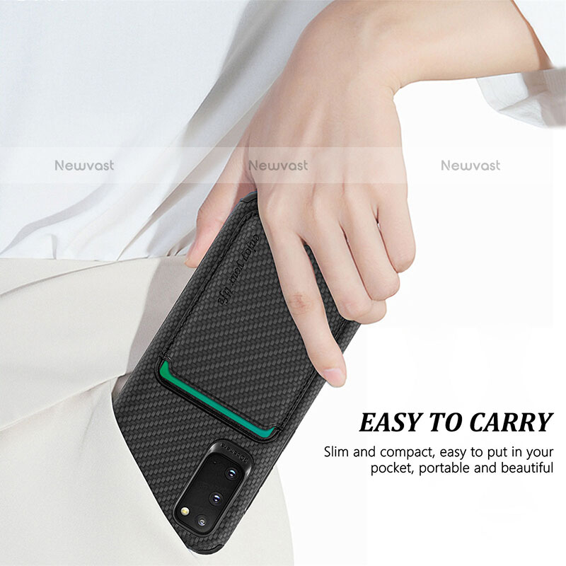 Ultra-thin Silicone Gel Soft Case Cover with Magnetic S02D for Samsung Galaxy S20