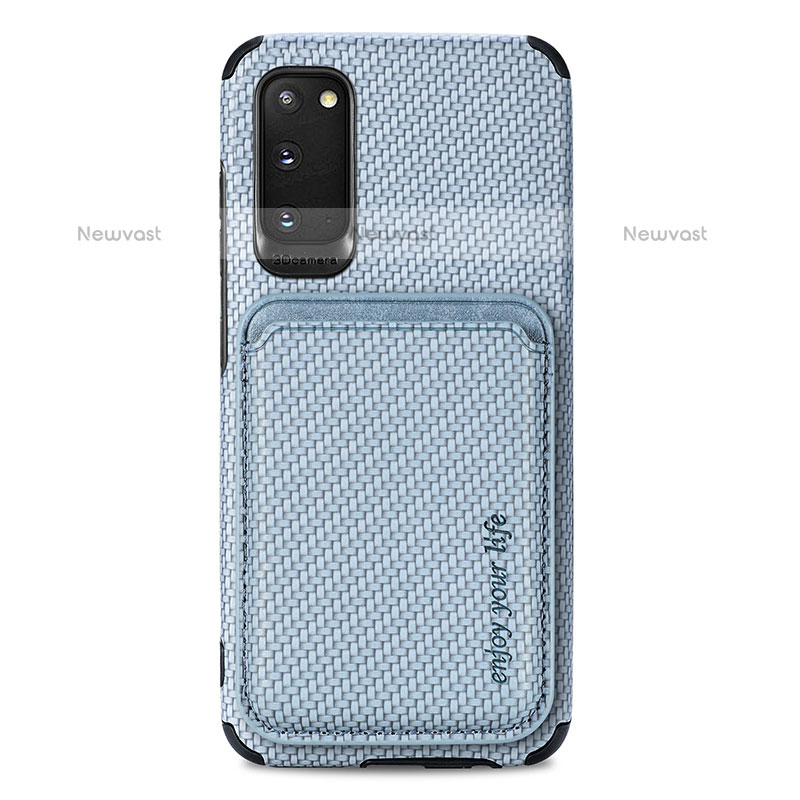 Ultra-thin Silicone Gel Soft Case Cover with Magnetic S02D for Samsung Galaxy S20