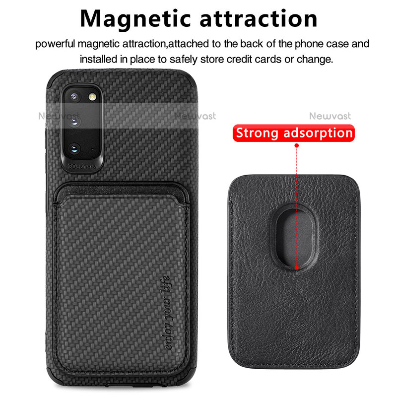 Ultra-thin Silicone Gel Soft Case Cover with Magnetic S02D for Samsung Galaxy S20 5G