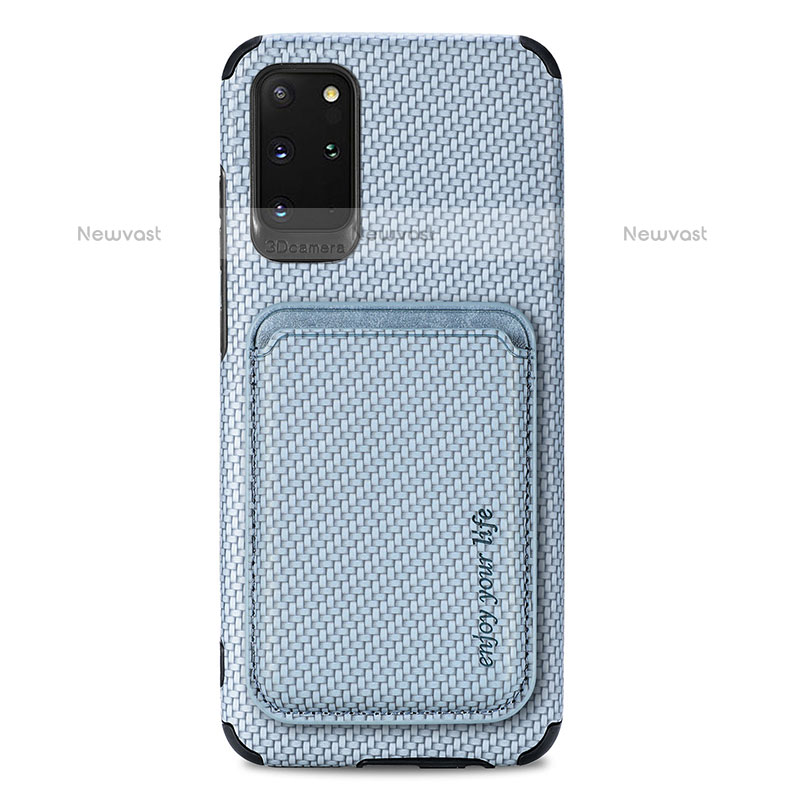 Ultra-thin Silicone Gel Soft Case Cover with Magnetic S02D for Samsung Galaxy S20 Plus