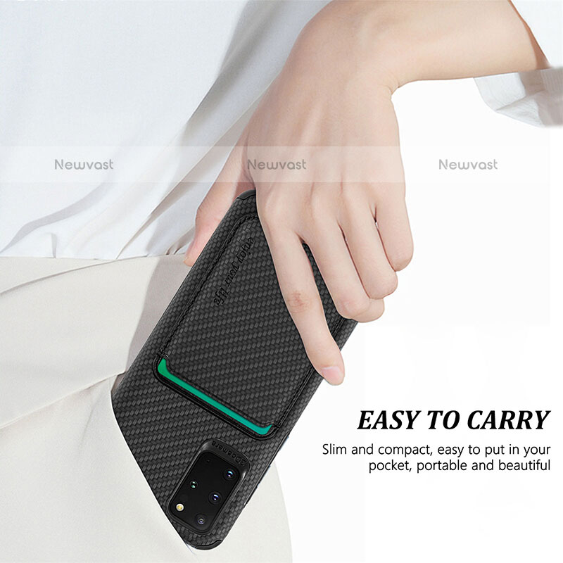 Ultra-thin Silicone Gel Soft Case Cover with Magnetic S02D for Samsung Galaxy S20 Plus 5G