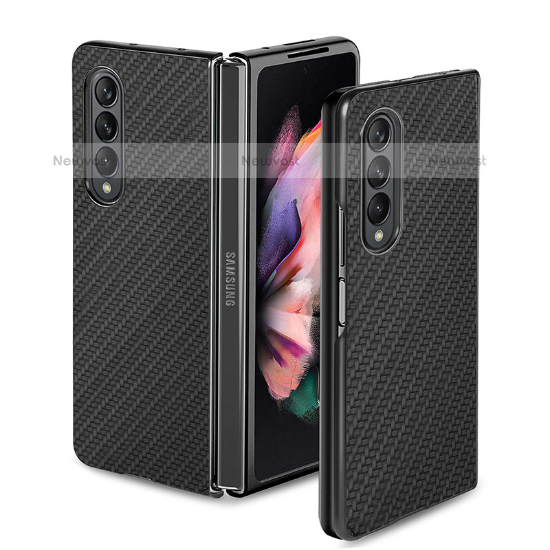Ultra-thin Silicone Gel Soft Case Cover with Magnetic S02D for Samsung Galaxy Z Fold3 5G