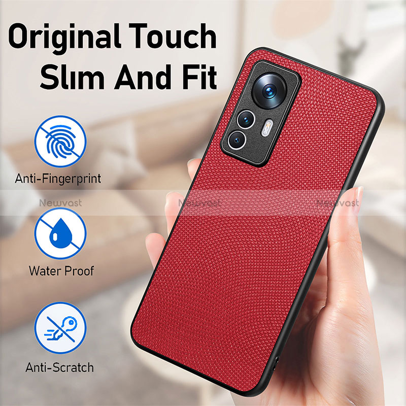 Ultra-thin Silicone Gel Soft Case Cover with Magnetic S02D for Xiaomi Mi 12T Pro 5G
