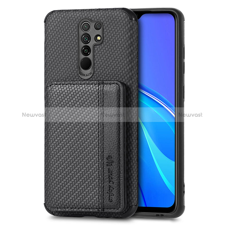 Ultra-thin Silicone Gel Soft Case Cover with Magnetic S02D for Xiaomi Redmi 9