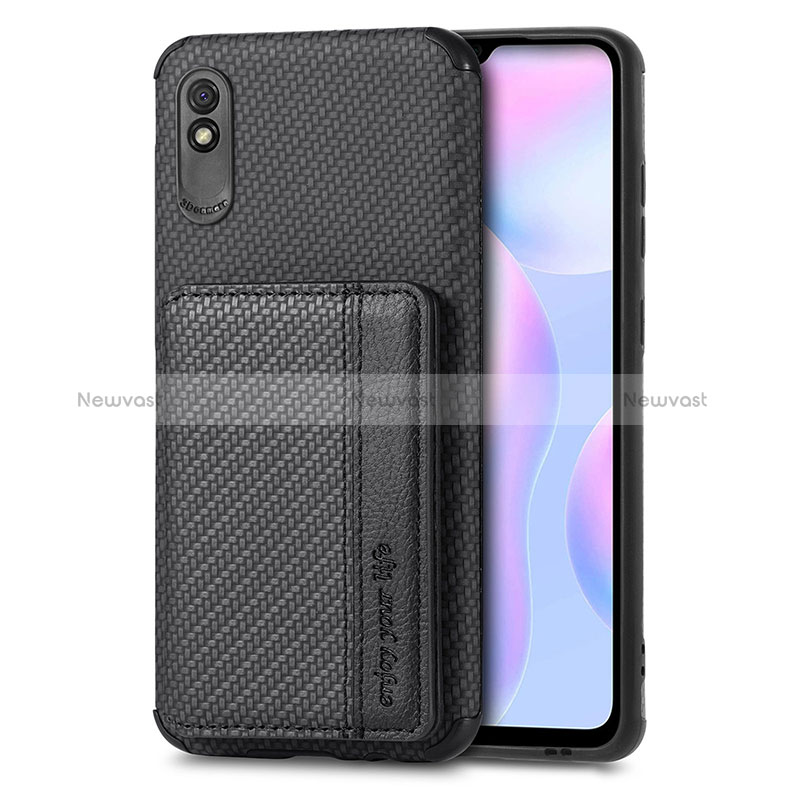 Ultra-thin Silicone Gel Soft Case Cover with Magnetic S02D for Xiaomi Redmi 9AT