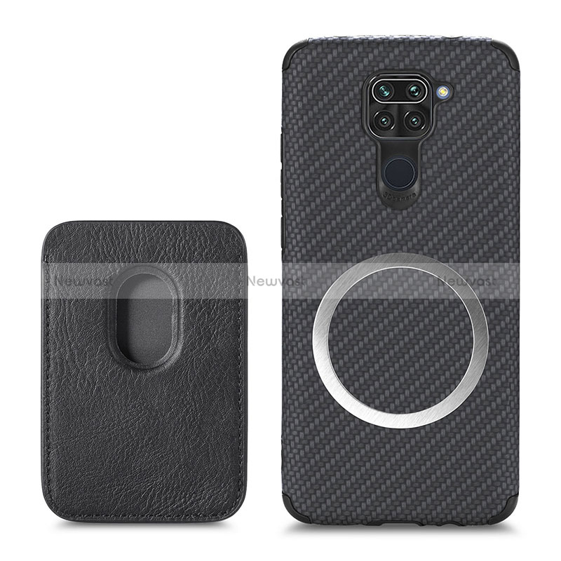 Ultra-thin Silicone Gel Soft Case Cover with Magnetic S02D for Xiaomi Redmi Note 9