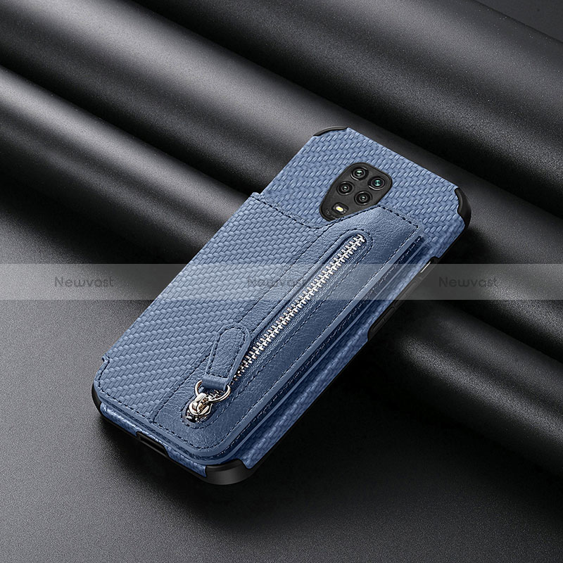 Ultra-thin Silicone Gel Soft Case Cover with Magnetic S02D for Xiaomi Redmi Note 9 Pro