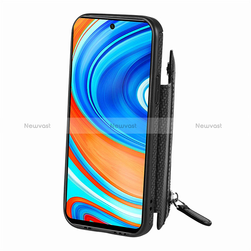 Ultra-thin Silicone Gel Soft Case Cover with Magnetic S02D for Xiaomi Redmi Note 9 Pro Max