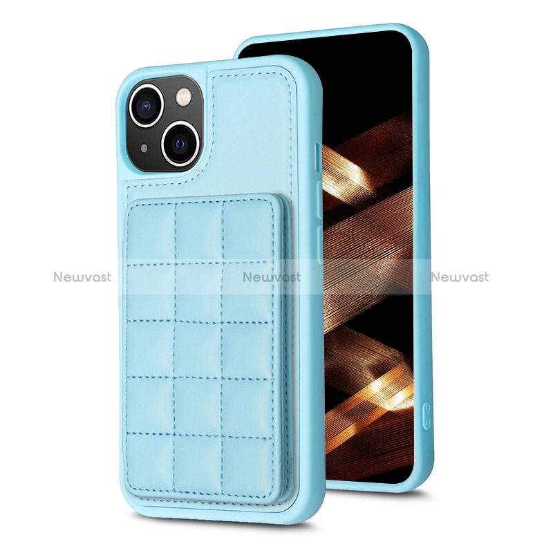 Ultra-thin Silicone Gel Soft Case Cover with Magnetic S03D for Apple iPhone 13