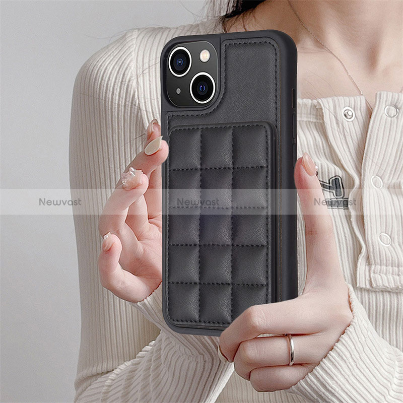 Ultra-thin Silicone Gel Soft Case Cover with Magnetic S03D for Apple iPhone 14