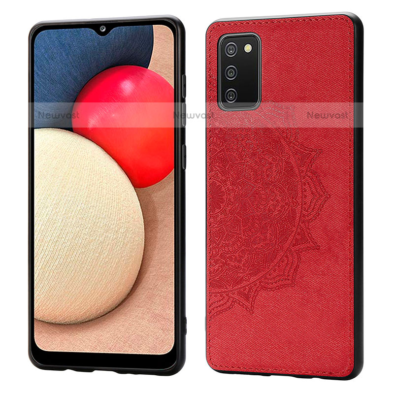 Ultra-thin Silicone Gel Soft Case Cover with Magnetic S03D for Samsung Galaxy A02s