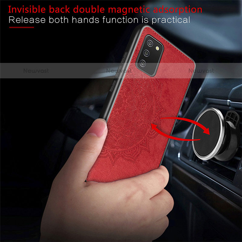 Ultra-thin Silicone Gel Soft Case Cover with Magnetic S03D for Samsung Galaxy A02s