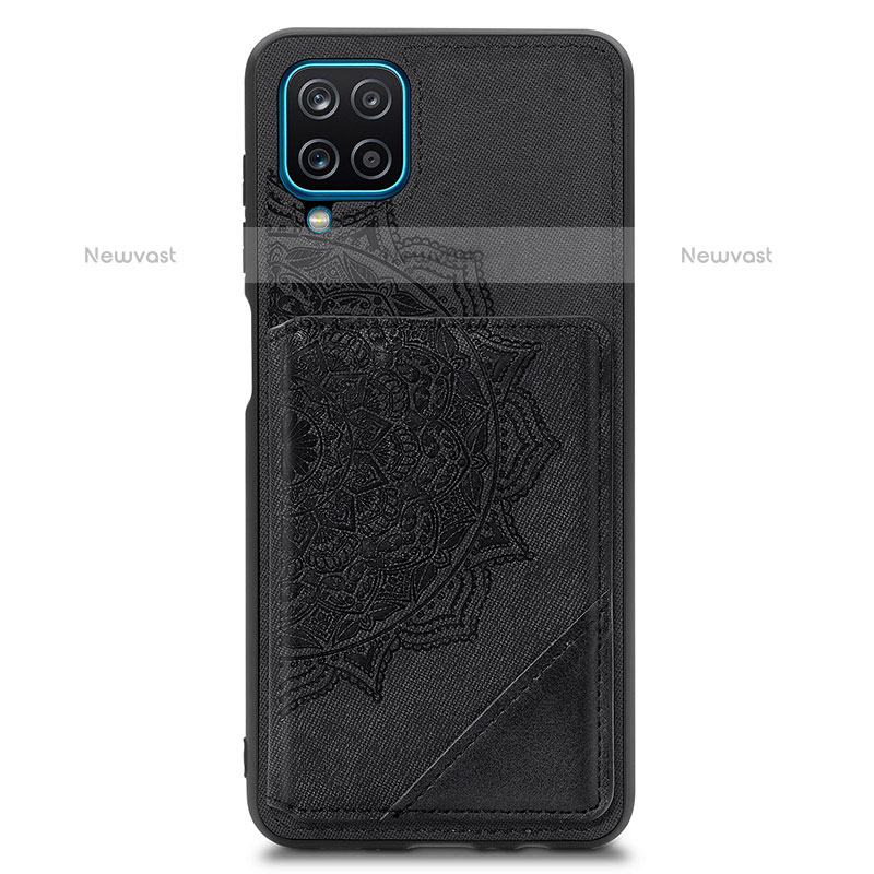 Ultra-thin Silicone Gel Soft Case Cover with Magnetic S03D for Samsung Galaxy A12
