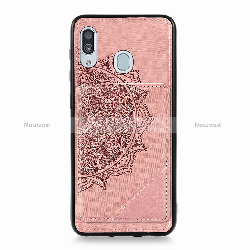 Ultra-thin Silicone Gel Soft Case Cover with Magnetic S03D for Samsung Galaxy A30