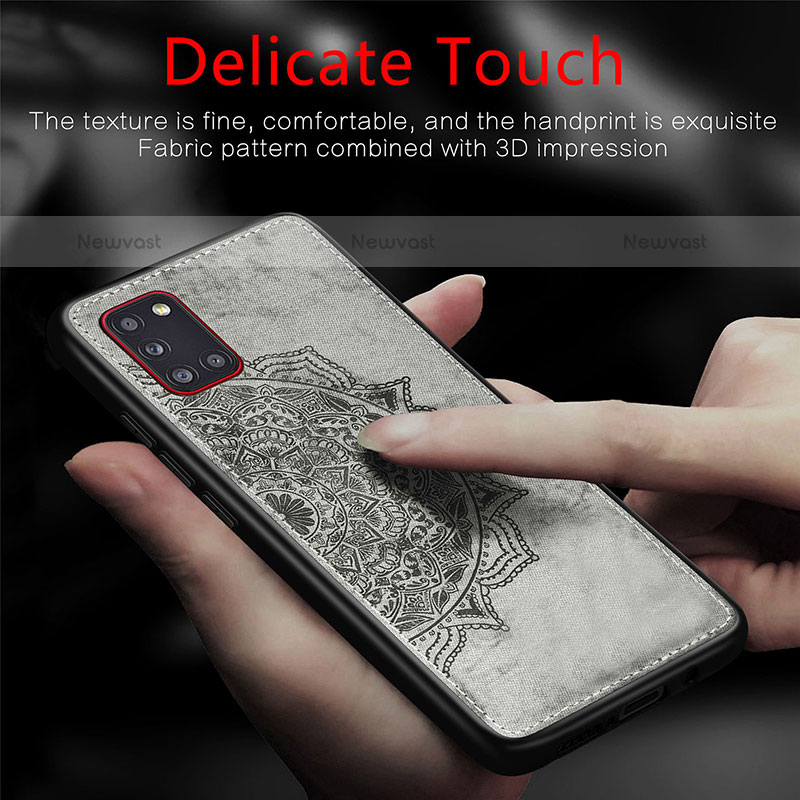Ultra-thin Silicone Gel Soft Case Cover with Magnetic S03D for Samsung Galaxy A31