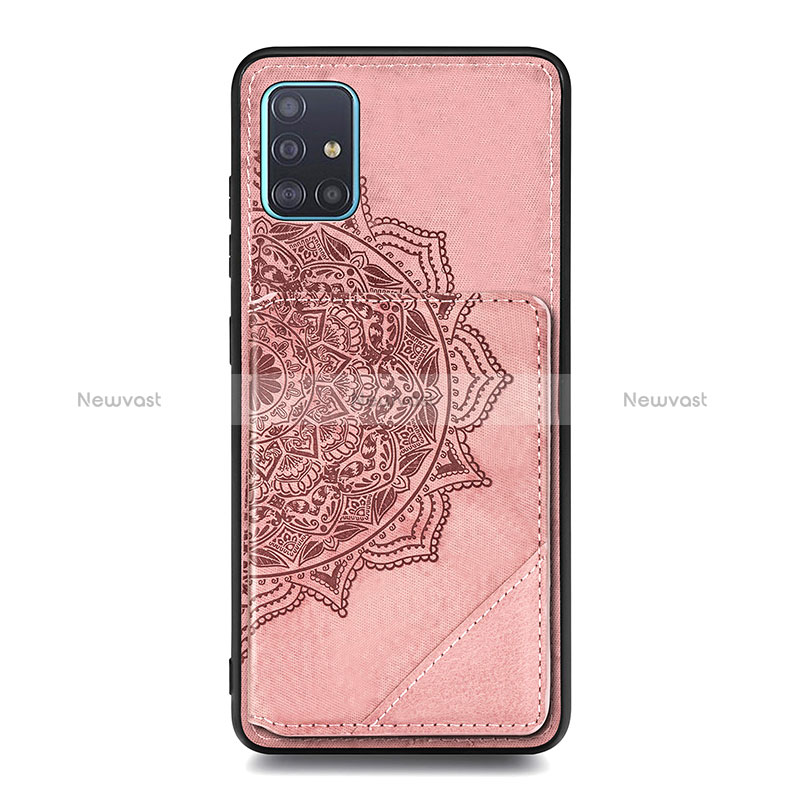 Ultra-thin Silicone Gel Soft Case Cover with Magnetic S03D for Samsung Galaxy A51 5G