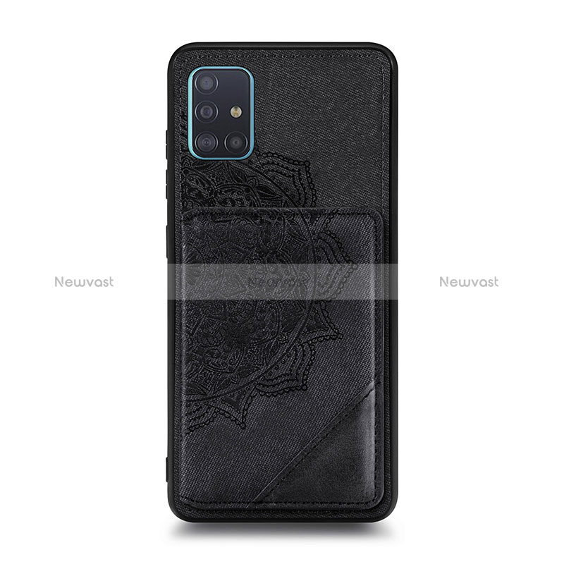 Ultra-thin Silicone Gel Soft Case Cover with Magnetic S03D for Samsung Galaxy A71 5G