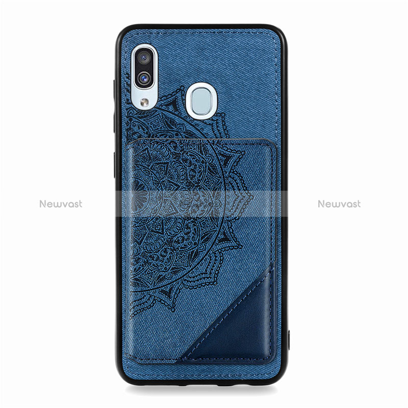 Ultra-thin Silicone Gel Soft Case Cover with Magnetic S03D for Samsung Galaxy M10S