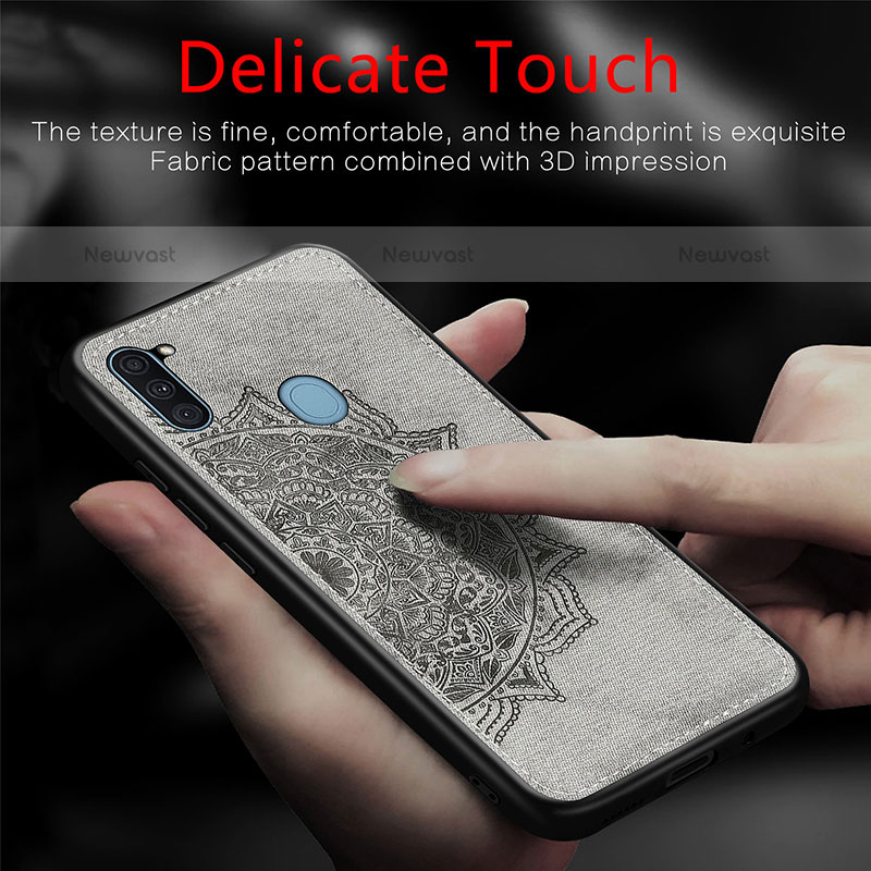 Ultra-thin Silicone Gel Soft Case Cover with Magnetic S03D for Samsung Galaxy M11