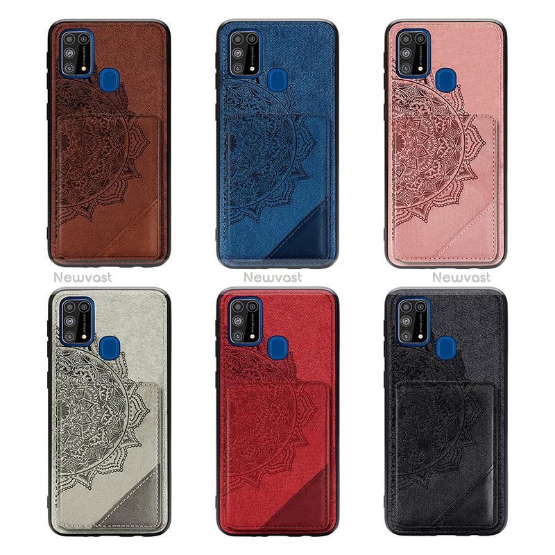 Ultra-thin Silicone Gel Soft Case Cover with Magnetic S03D for Samsung Galaxy M21s