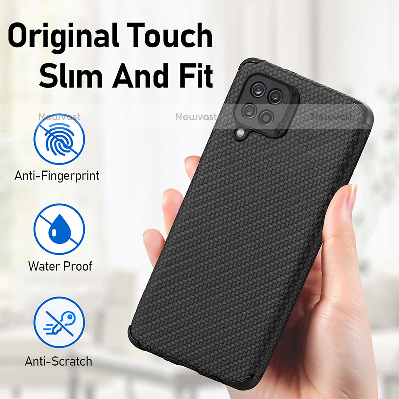 Ultra-thin Silicone Gel Soft Case Cover with Magnetic S03D for Samsung Galaxy M32 4G
