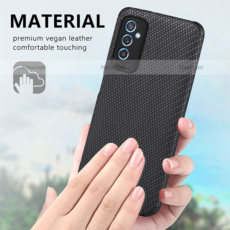 Ultra-thin Silicone Gel Soft Case Cover with Magnetic S03D for Samsung Galaxy M52 5G