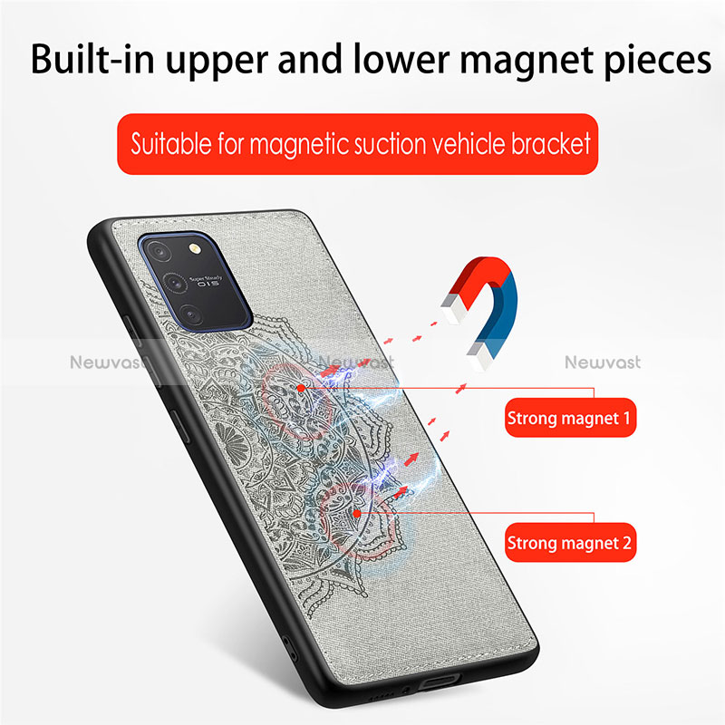 Ultra-thin Silicone Gel Soft Case Cover with Magnetic S03D for Samsung Galaxy M80S