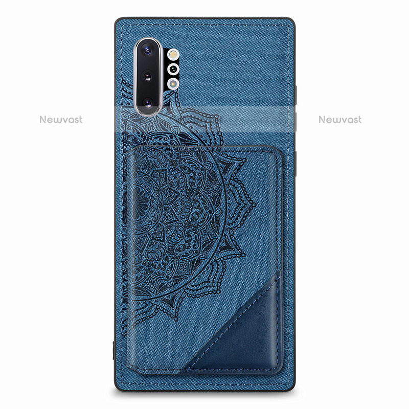 Ultra-thin Silicone Gel Soft Case Cover with Magnetic S03D for Samsung Galaxy Note 10 Plus 5G