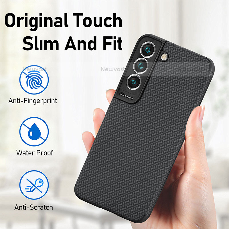 Ultra-thin Silicone Gel Soft Case Cover with Magnetic S03D for Samsung Galaxy S21 5G