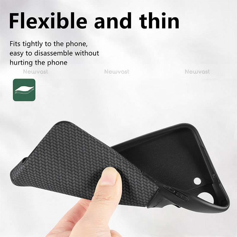 Ultra-thin Silicone Gel Soft Case Cover with Magnetic S03D for Samsung Galaxy S21 5G