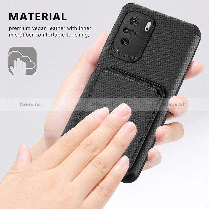 Ultra-thin Silicone Gel Soft Case Cover with Magnetic S03D for Xiaomi Mi 11X Pro 5G