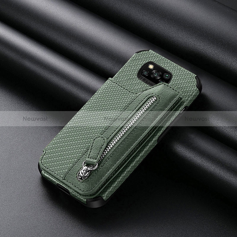 Ultra-thin Silicone Gel Soft Case Cover with Magnetic S03D for Xiaomi Poco X3