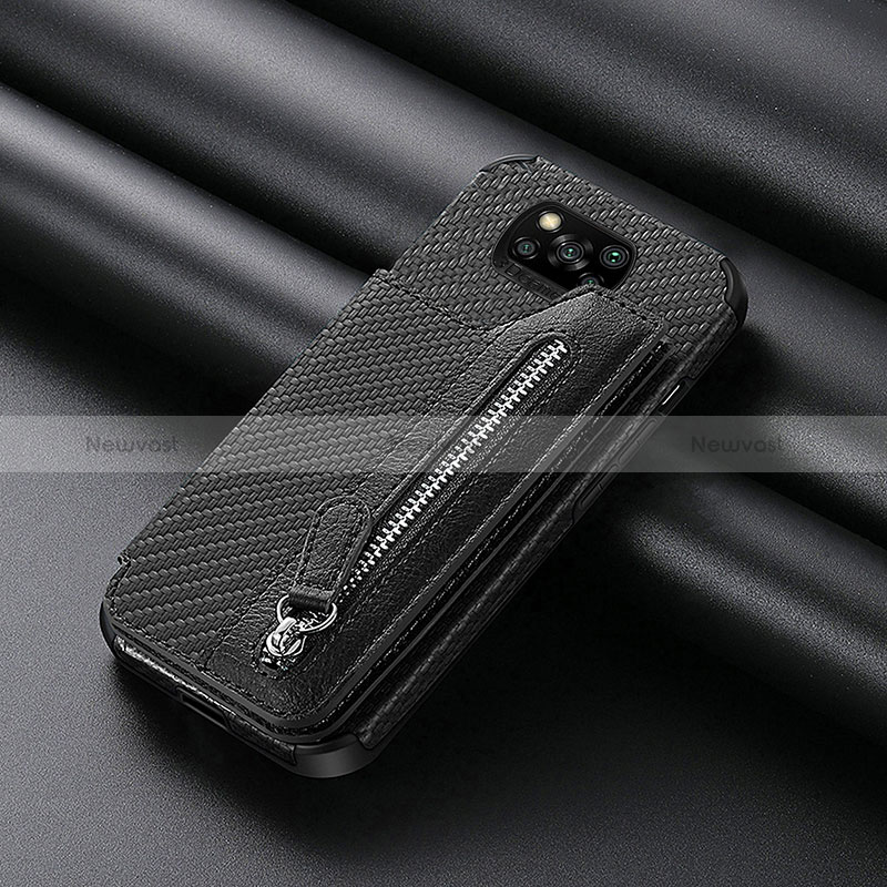 Ultra-thin Silicone Gel Soft Case Cover with Magnetic S03D for Xiaomi Poco X3