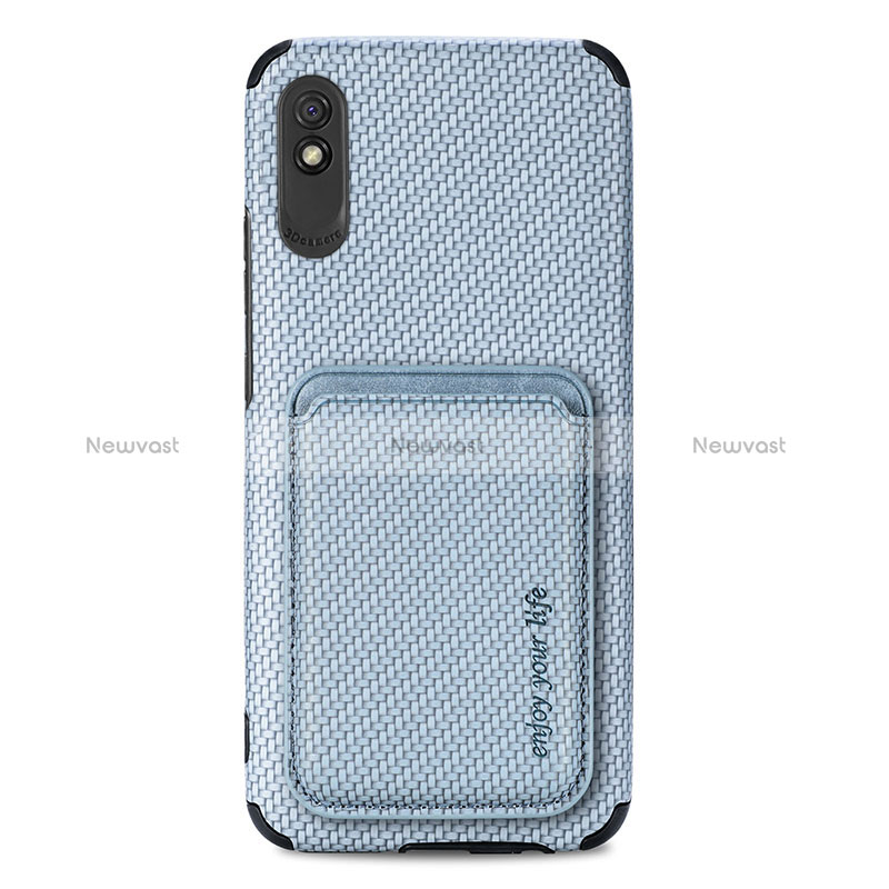 Ultra-thin Silicone Gel Soft Case Cover with Magnetic S03D for Xiaomi Redmi 9A