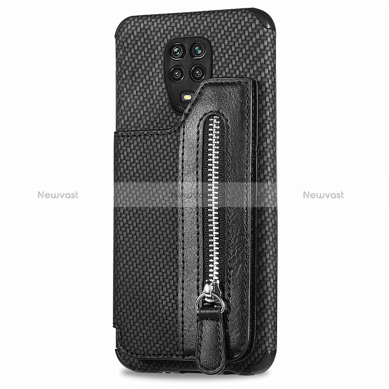 Ultra-thin Silicone Gel Soft Case Cover with Magnetic S03D for Xiaomi Redmi Note 9 Pro