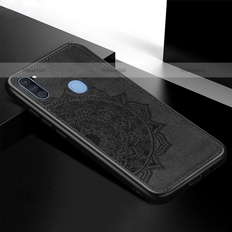 Ultra-thin Silicone Gel Soft Case Cover with Magnetic S04D for Samsung Galaxy A11