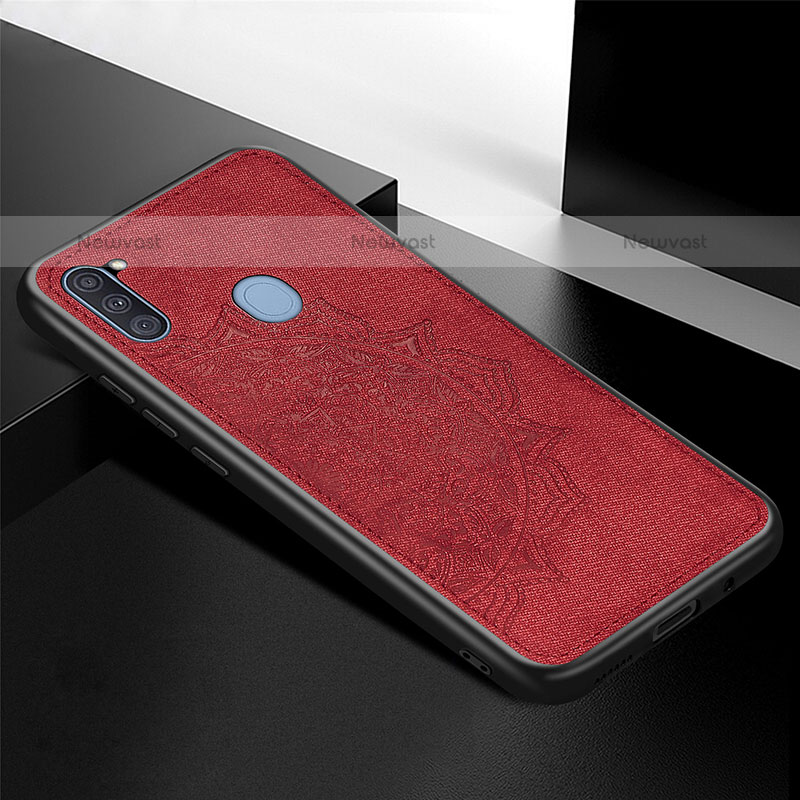 Ultra-thin Silicone Gel Soft Case Cover with Magnetic S04D for Samsung Galaxy A11