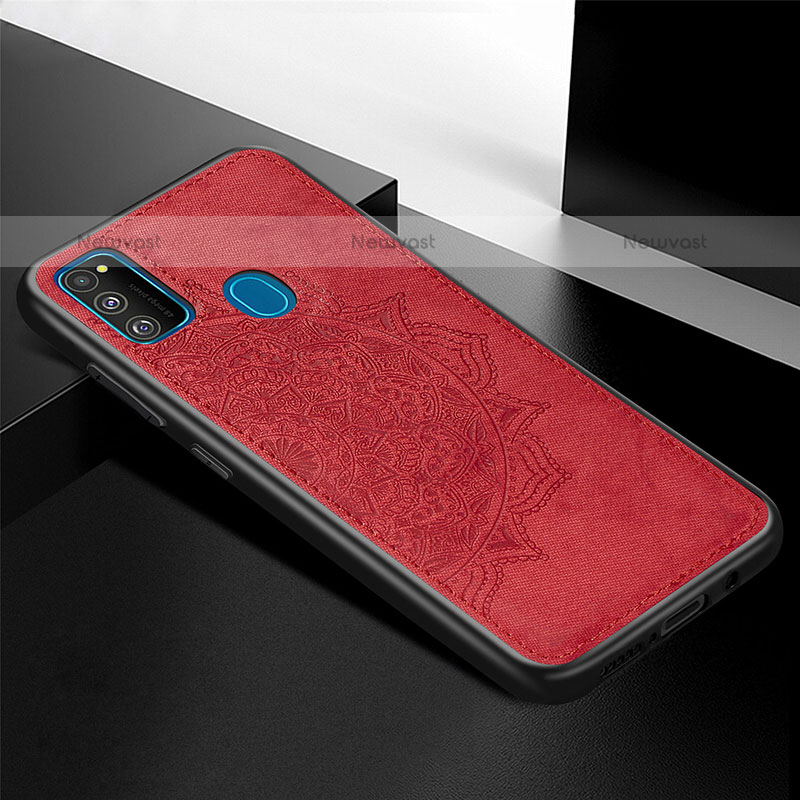 Ultra-thin Silicone Gel Soft Case Cover with Magnetic S04D for Samsung Galaxy M21