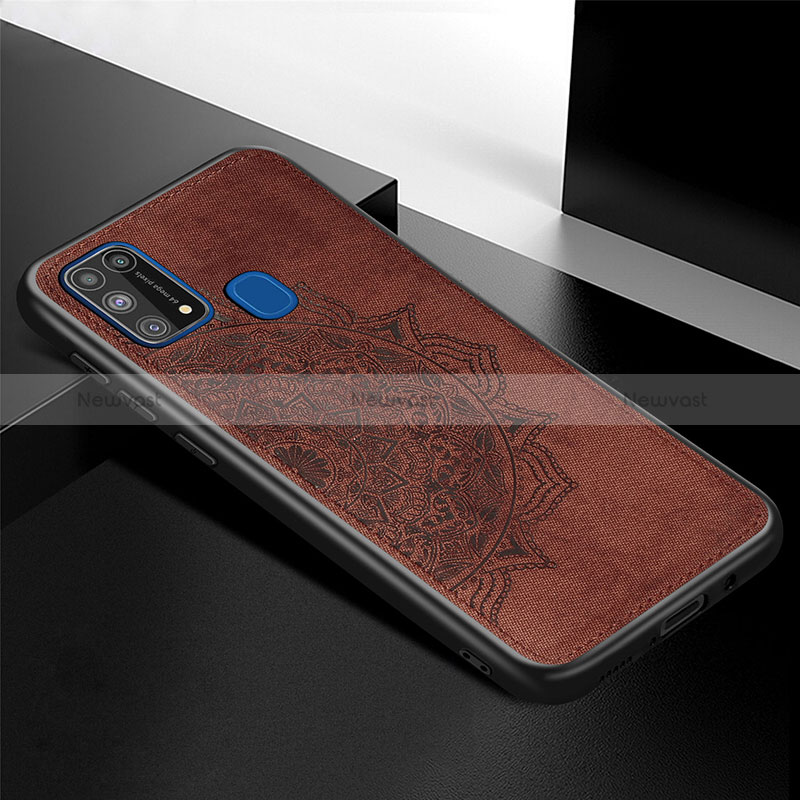 Ultra-thin Silicone Gel Soft Case Cover with Magnetic S04D for Samsung Galaxy M21s