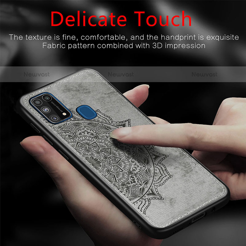 Ultra-thin Silicone Gel Soft Case Cover with Magnetic S04D for Samsung Galaxy M31