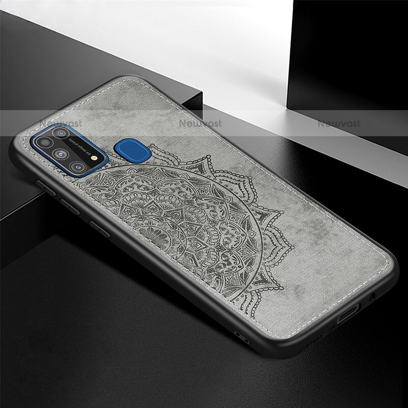 Ultra-thin Silicone Gel Soft Case Cover with Magnetic S04D for Samsung Galaxy M31