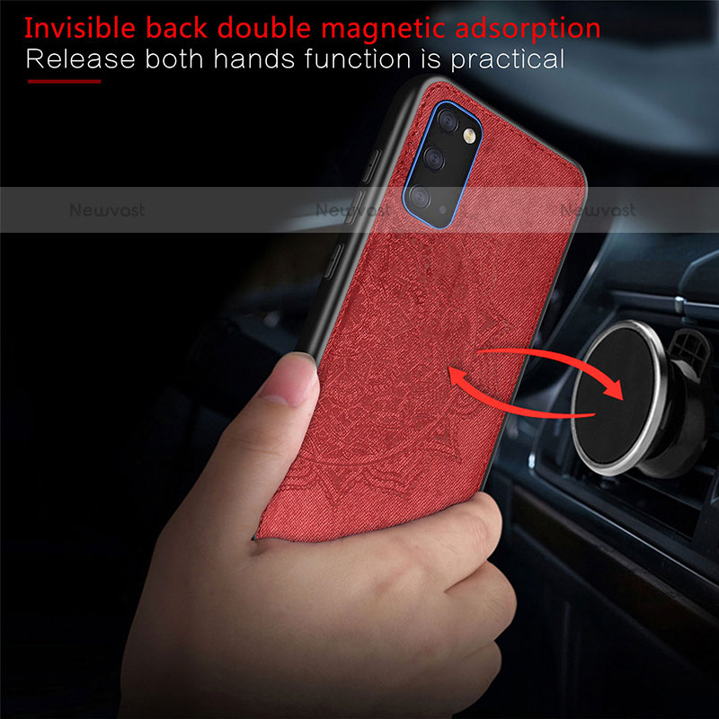 Ultra-thin Silicone Gel Soft Case Cover with Magnetic S04D for Samsung Galaxy S20 5G