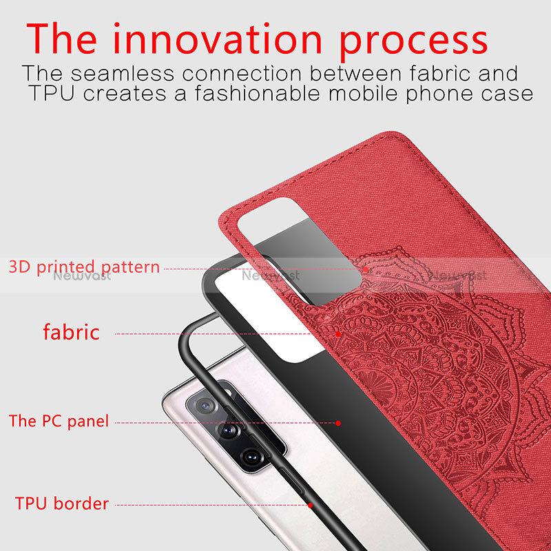 Ultra-thin Silicone Gel Soft Case Cover with Magnetic S04D for Samsung Galaxy S20 FE 5G
