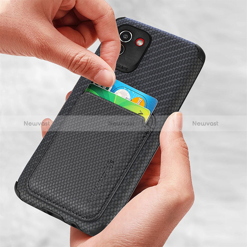 Ultra-thin Silicone Gel Soft Case Cover with Magnetic S04D for Xiaomi Redmi 10C 4G