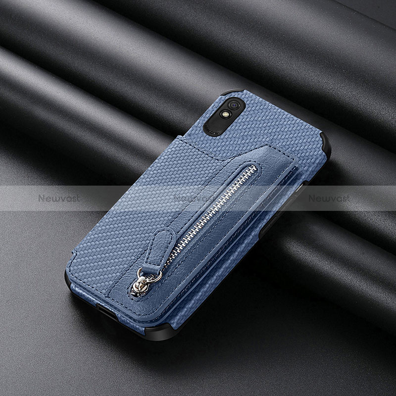 Ultra-thin Silicone Gel Soft Case Cover with Magnetic S04D for Xiaomi Redmi 9A