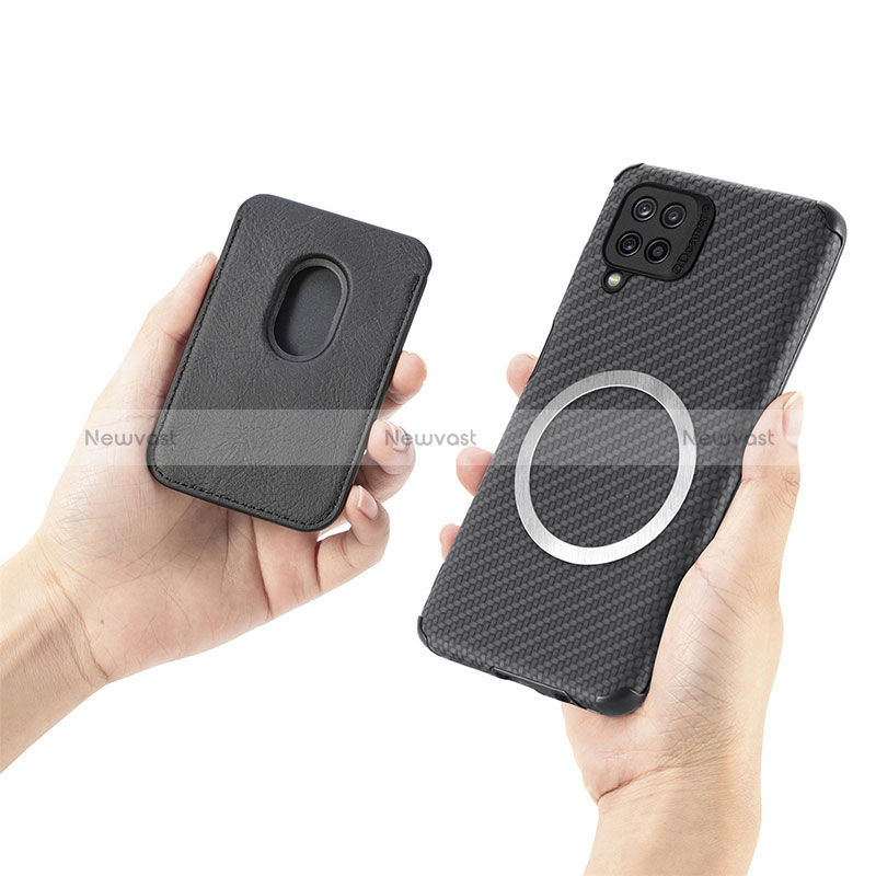 Ultra-thin Silicone Gel Soft Case Cover with Magnetic S05D for Samsung Galaxy A22 4G