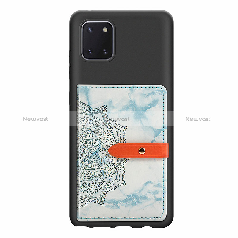 Ultra-thin Silicone Gel Soft Case Cover with Magnetic S05D for Samsung Galaxy A81