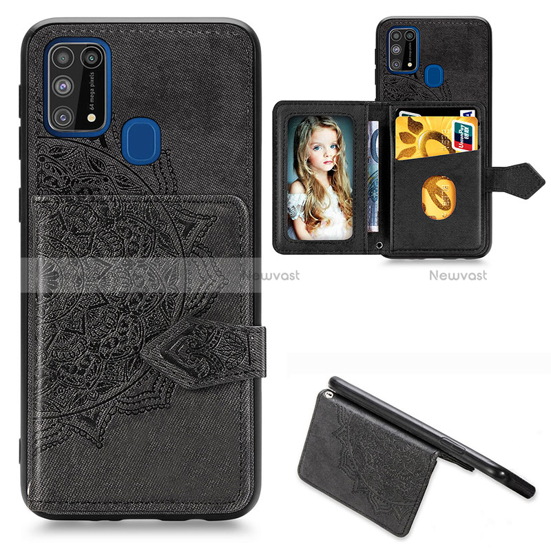 Ultra-thin Silicone Gel Soft Case Cover with Magnetic S05D for Samsung Galaxy M21s