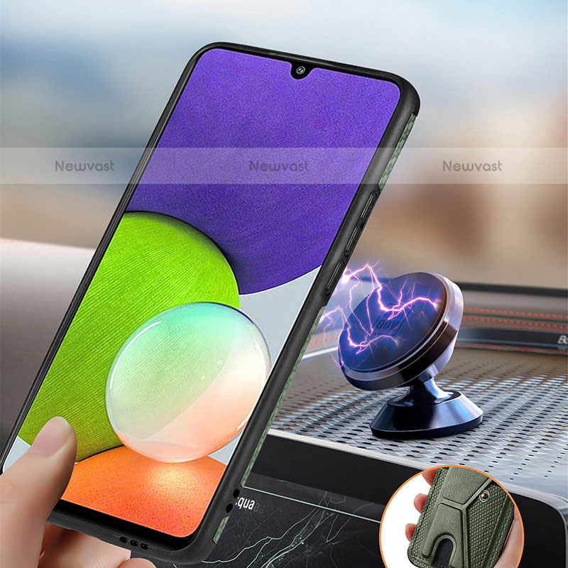 Ultra-thin Silicone Gel Soft Case Cover with Magnetic S05D for Samsung Galaxy M32 4G